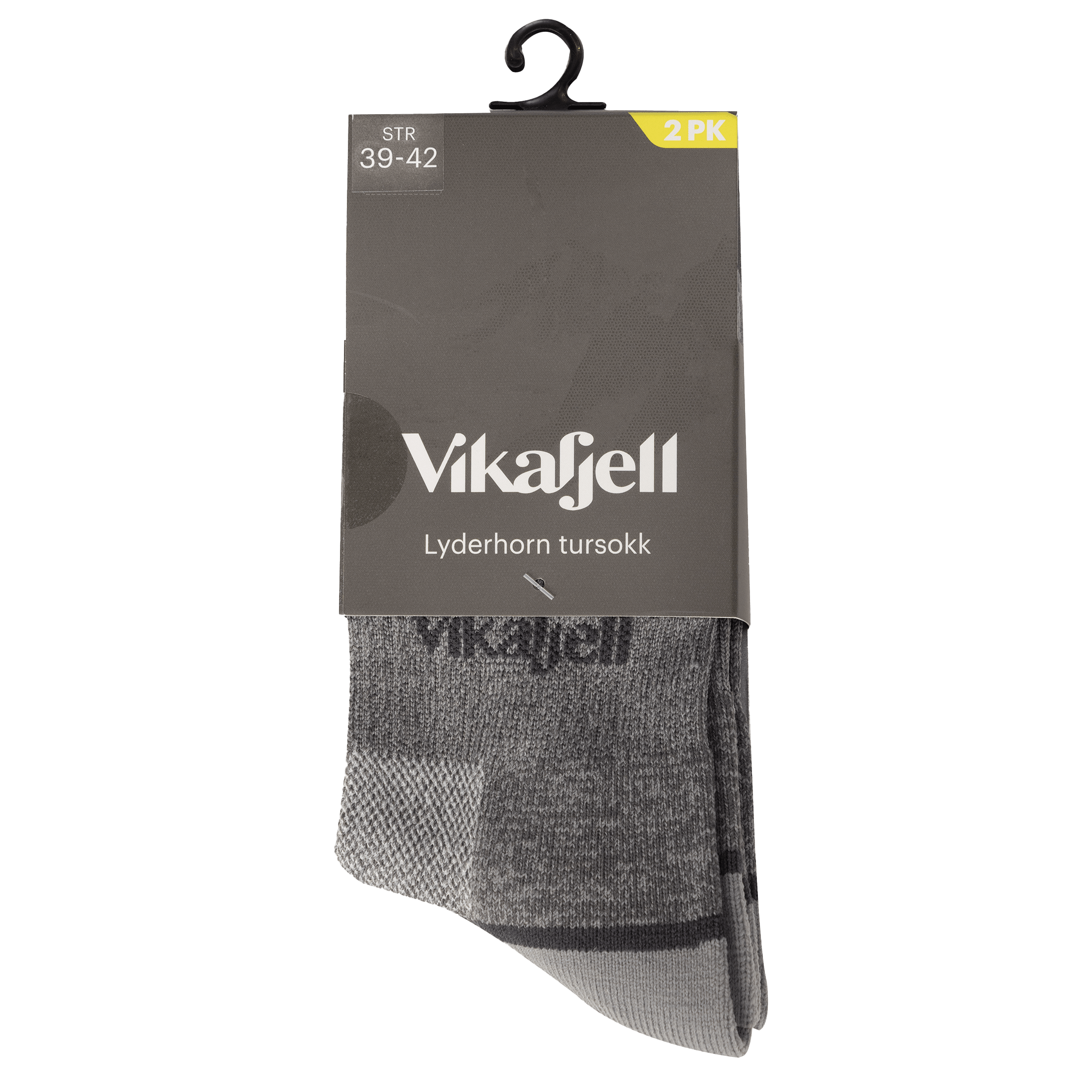 Vikafjell Lyderhorn tursokk (2 par) 35-42 - Sokker