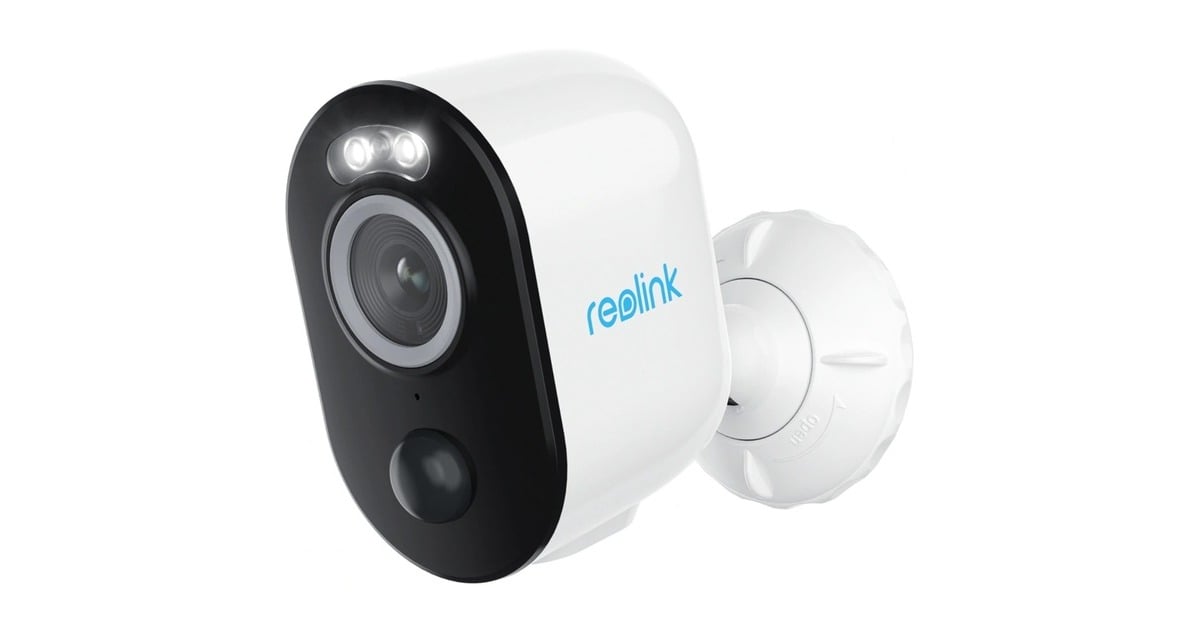 ReolinkB330, slimme 5MP draadloze camera met spotlight  (Wit, PIR detectie)