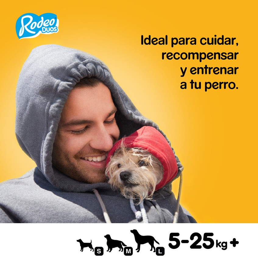 Petisco Pedigree Rodeo Duos sabor Frango e Bacon para Cães
