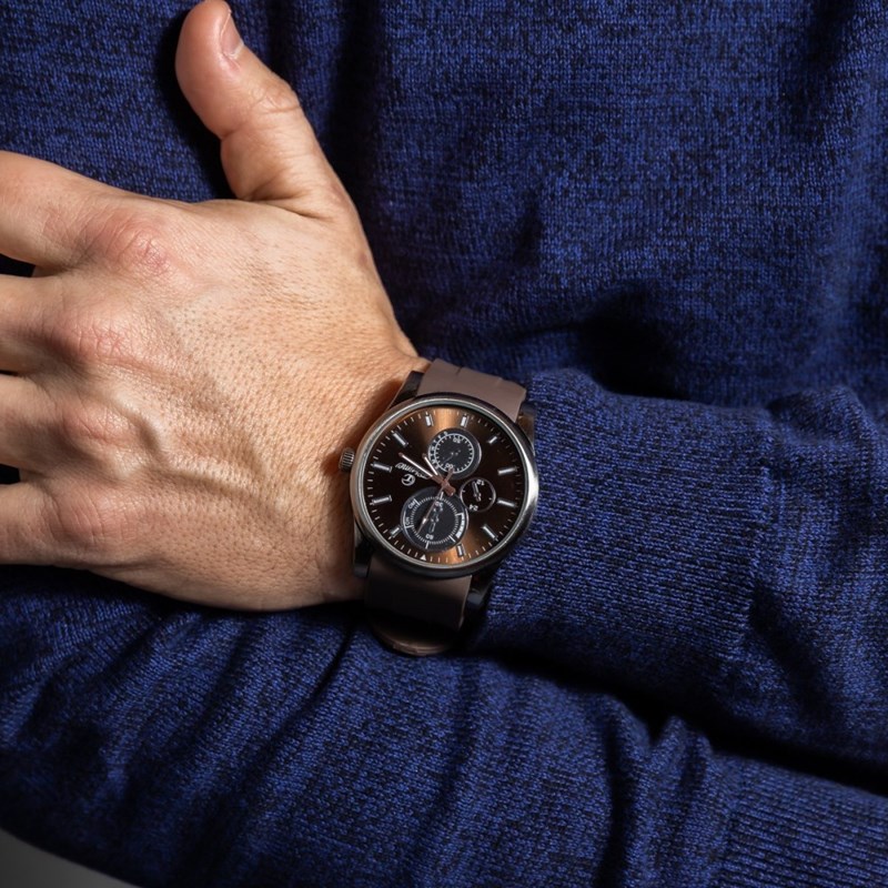 Montre Homme CHTIME bracelet Plastique Noir