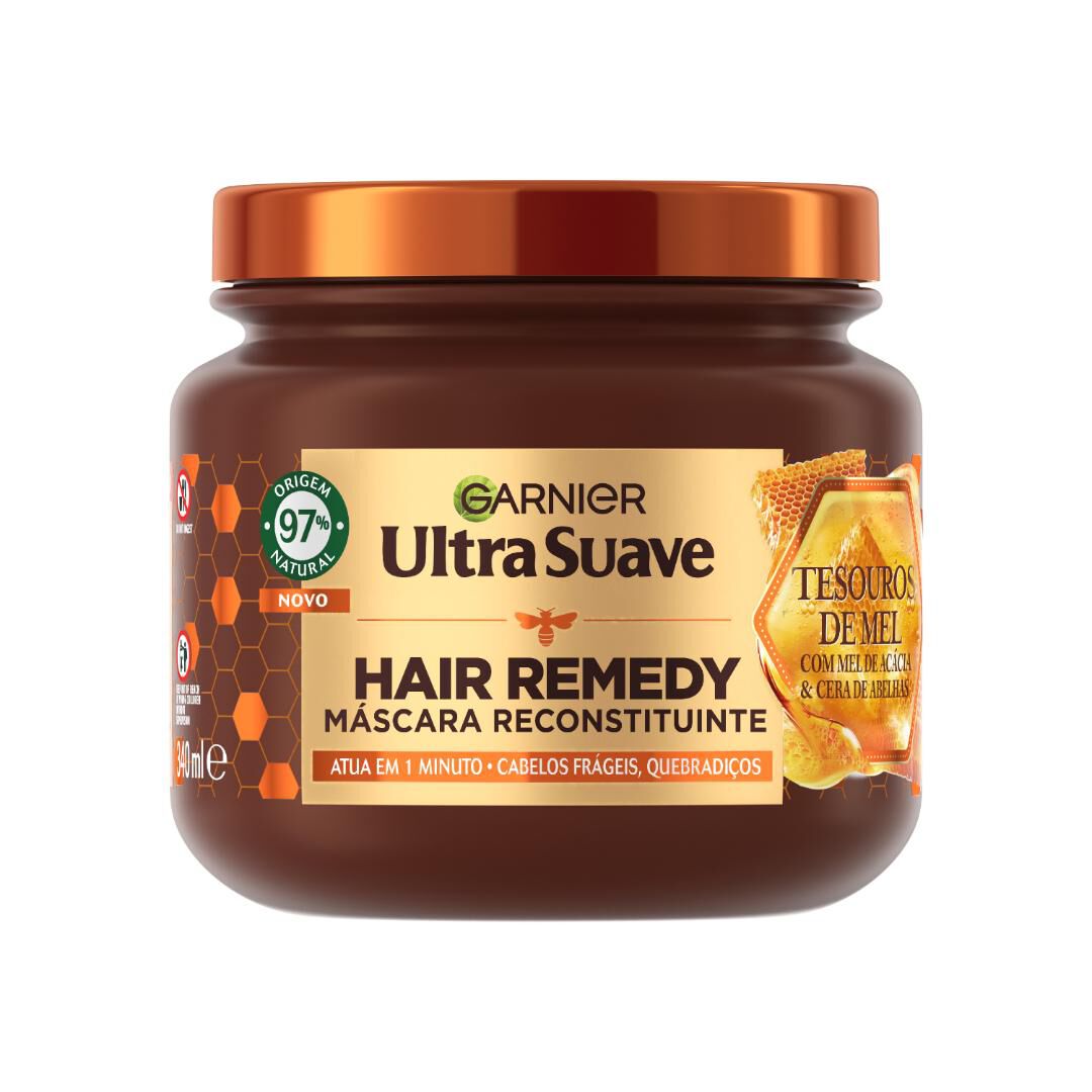 GARNIER  Ultra Suave - Máscara tesouros de mel - 340ml