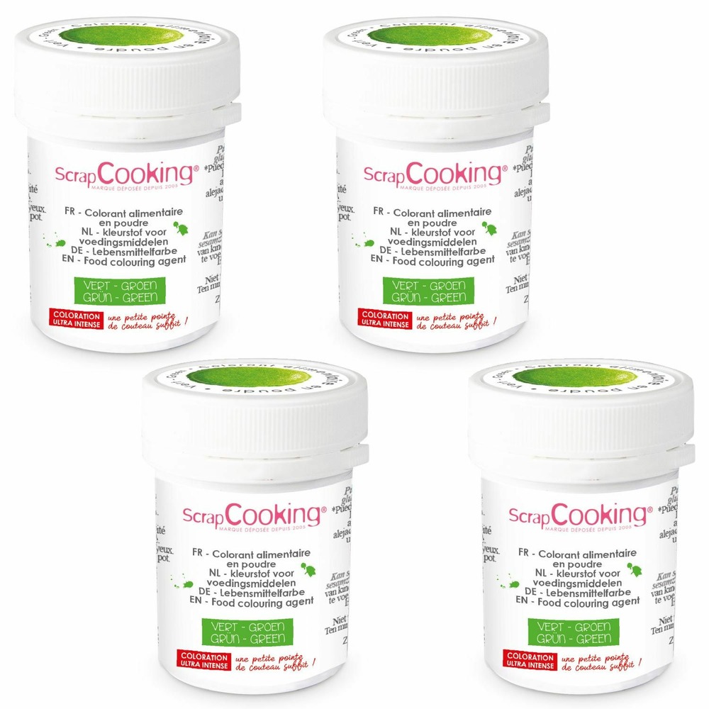 Colorant alimentaire en poudre vert 20 g