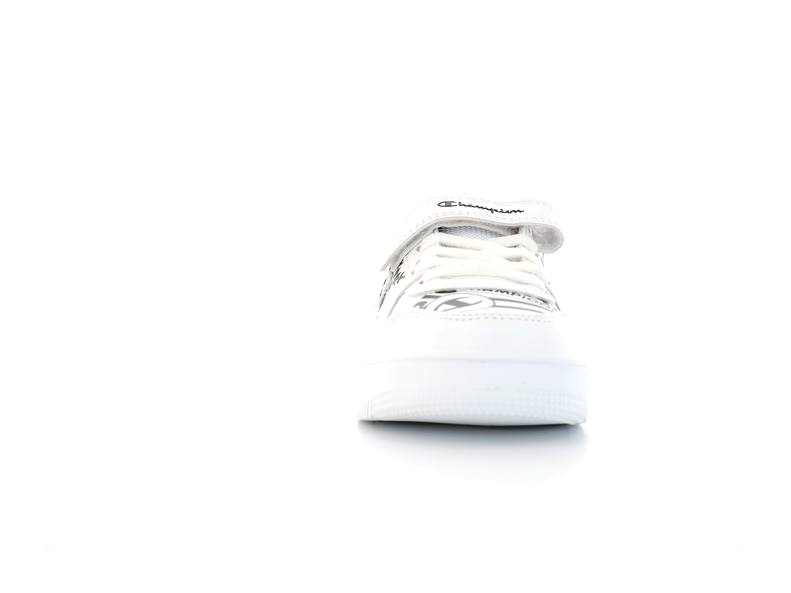Champion-REBOUND GRAPHIC LOW B PS Synthétique Blanc multi