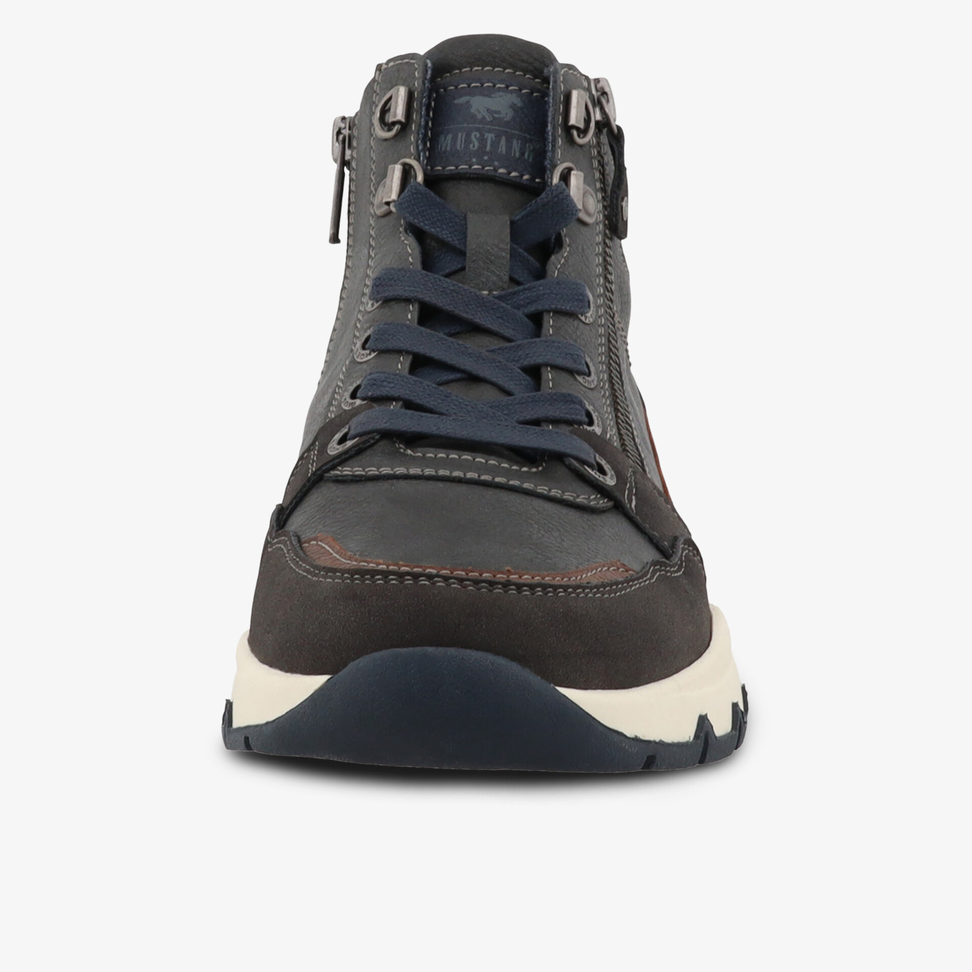 MUSTANG Herren Schnürboots grau