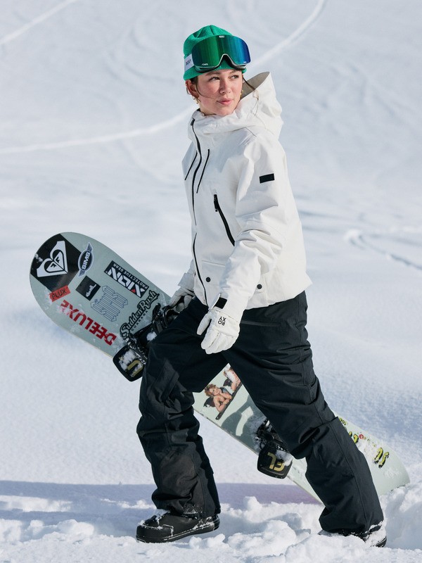 Stated 20K Veste de snow technique Blanc Femme