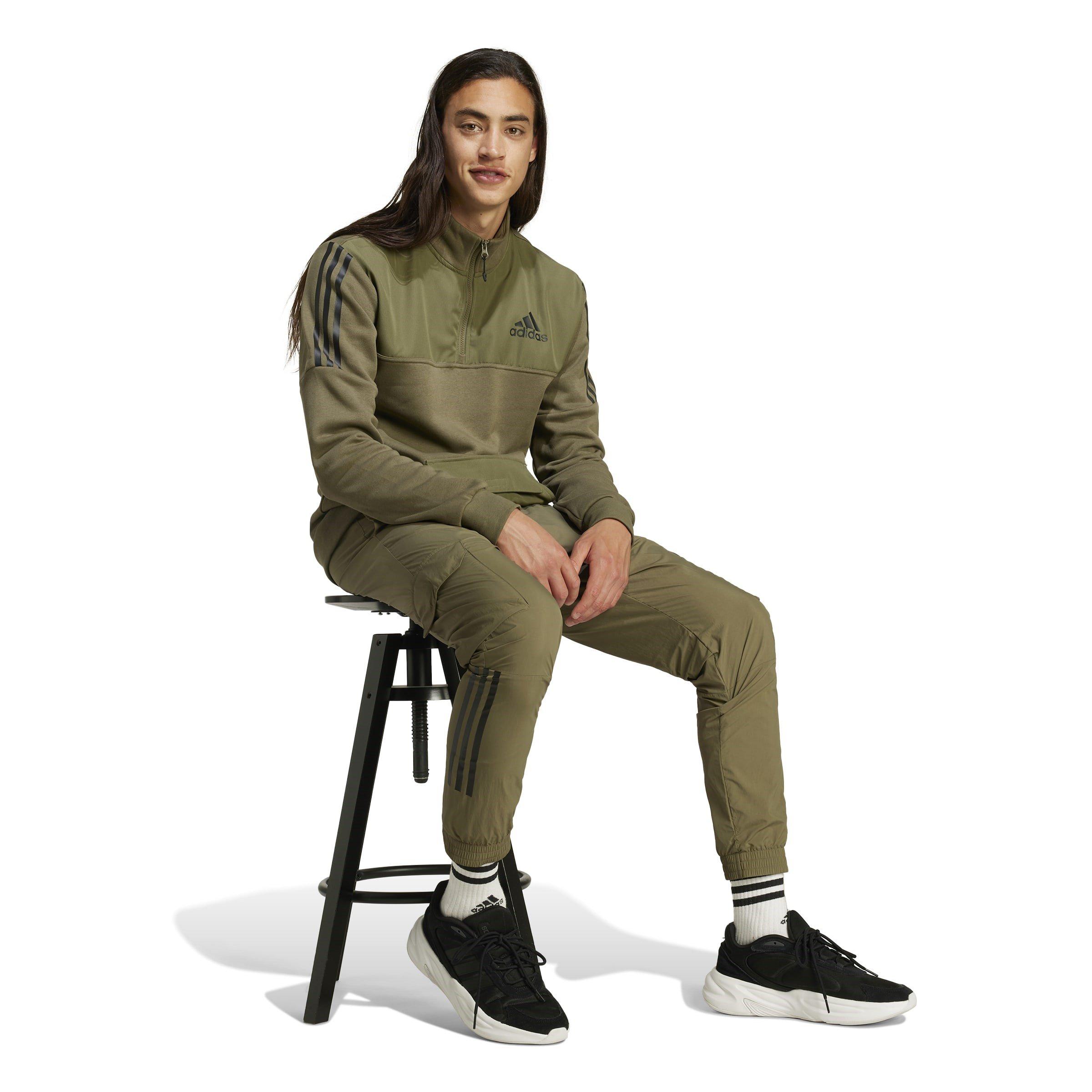 adidas Quarter Zip Tech Track Jacket Mens
