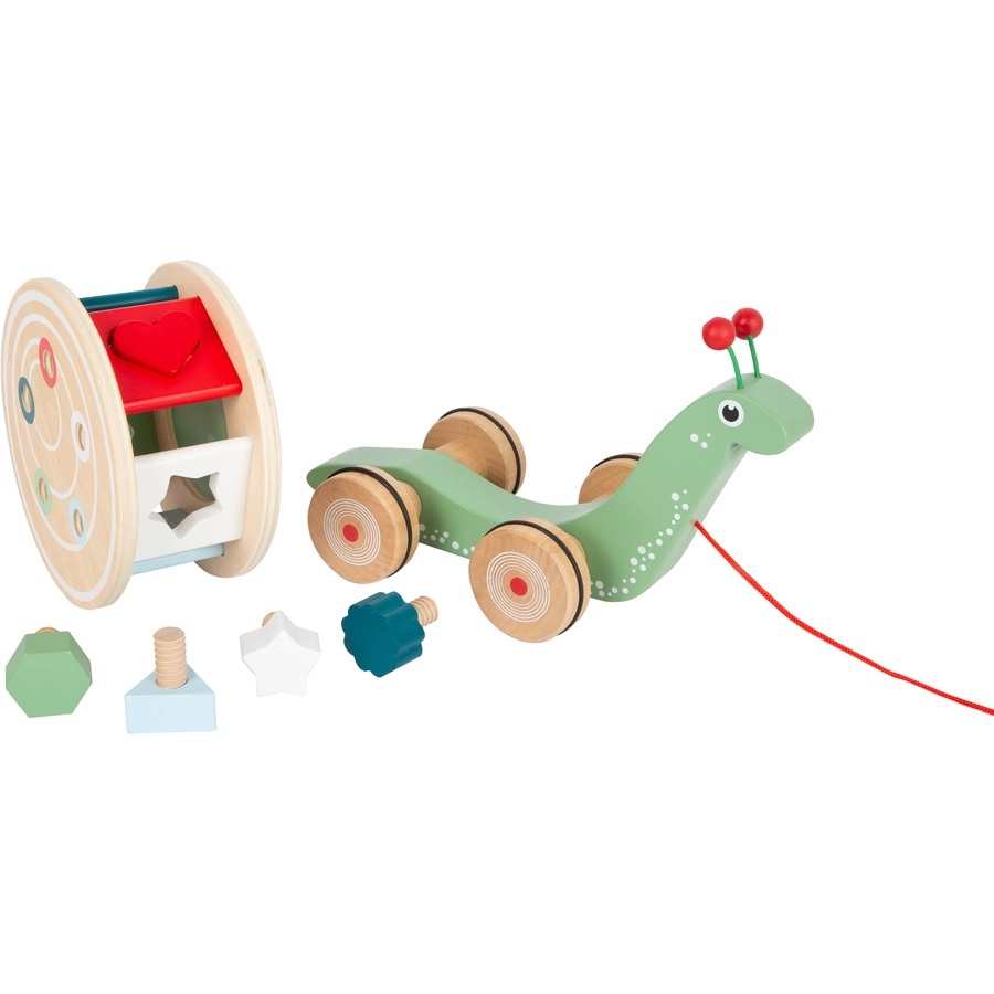 small foot® Nachzieh-Stecktier Schnecke