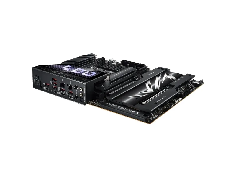 ASUS ROG CROSSHAIR X870E HERO - Bundkort - ATX - Socket AM5 - AMD X870E Chipset - USB4, USB-C 3.2 Gen2, USB 3.2 Gen 2 - Wi-Fi 7, 2.5 Gigabit LAN, 5 Gigabit Ethernet, Bluetooth - onboard grafik (CPU påkrævet) - HD Audio (8-kanaler)