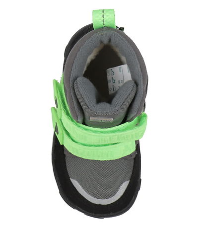 Affenzahn Winterstiefel - Tex - Bequem - Grau/Neongrün