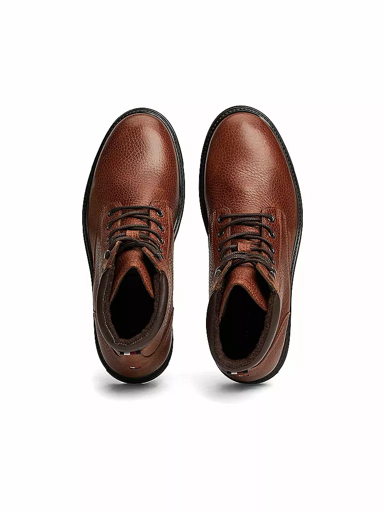 TOMMY HILFIGER Schnürboots braun