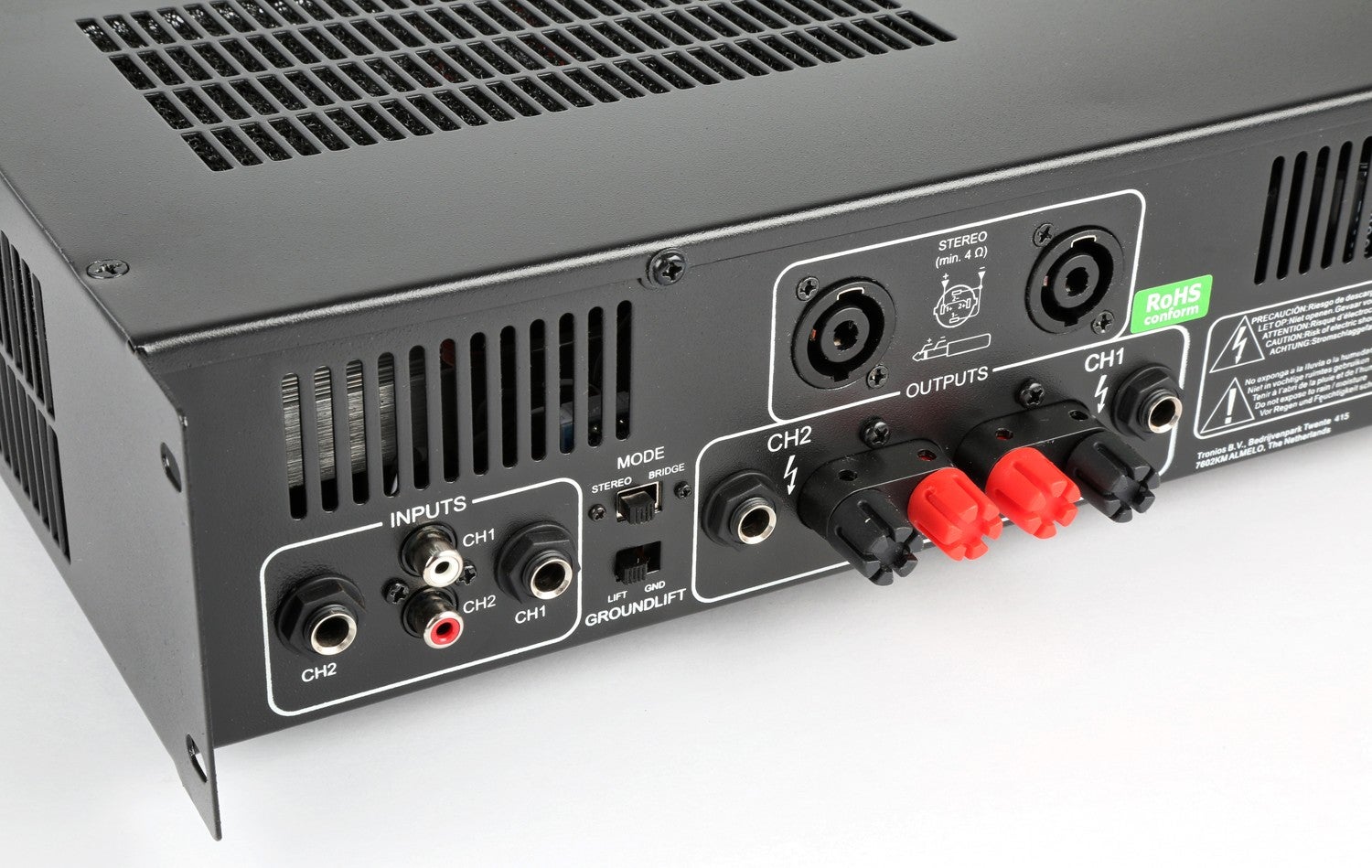 Vonyx VXA-2000 II versterker 2x 1000W @ 4 Ohm