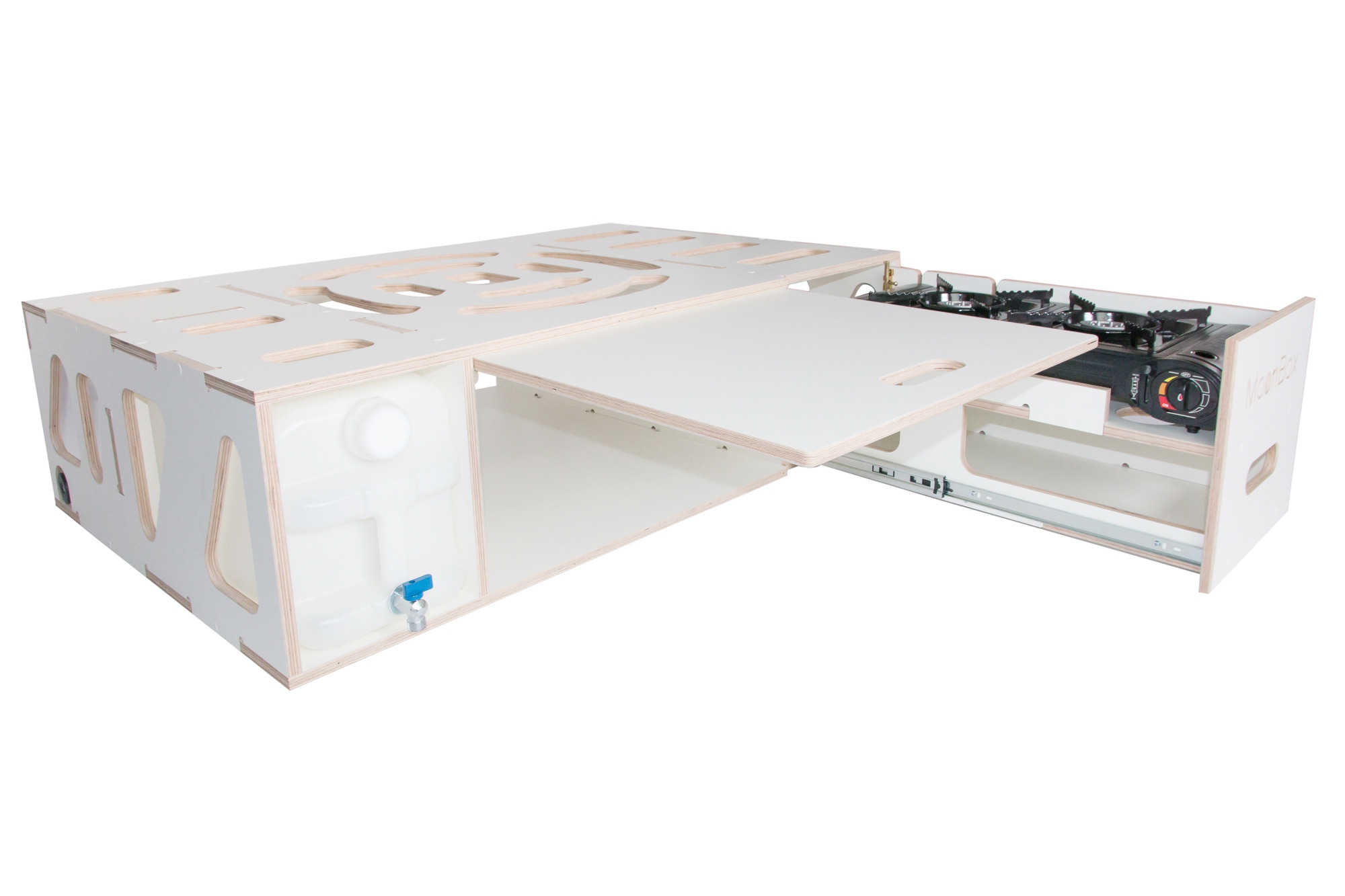 Moonbox Campingbox Weiß Van/Bus cm TYP 119  - Weiß