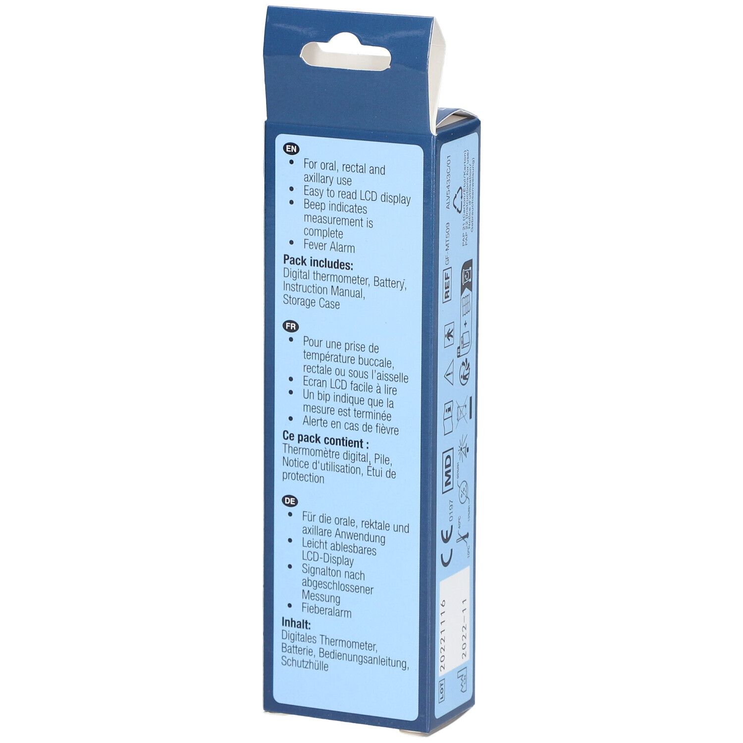 alvita® Digitales Fieberthermometer flexibel