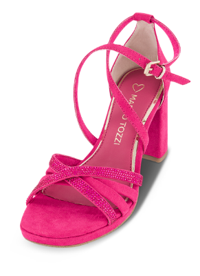 Marco Tozzi Damesandal med hæl Pink 2-28364-42