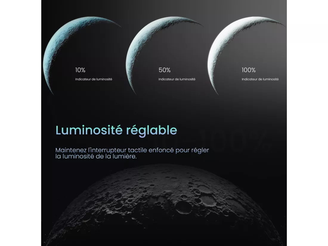 EMKE Miroir lumineux salle de bain Carré 50x50cm, Cadre noir, Miroir LED avec Interrupteur Tactile, Anti-buée, Lumière Blanche Froide