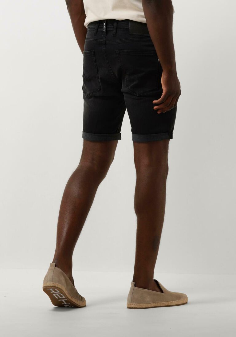 REPLAY donkergrijze replay shorts rbj.981 short
