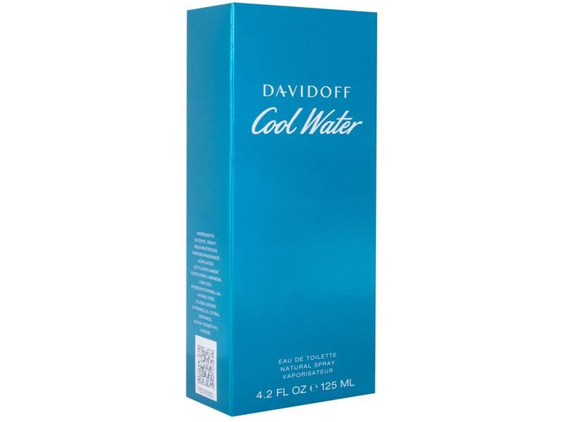 Davidoff Eau de Toilette Cool Water 125 ml Herrenparfum mit holziger und blumiger Note