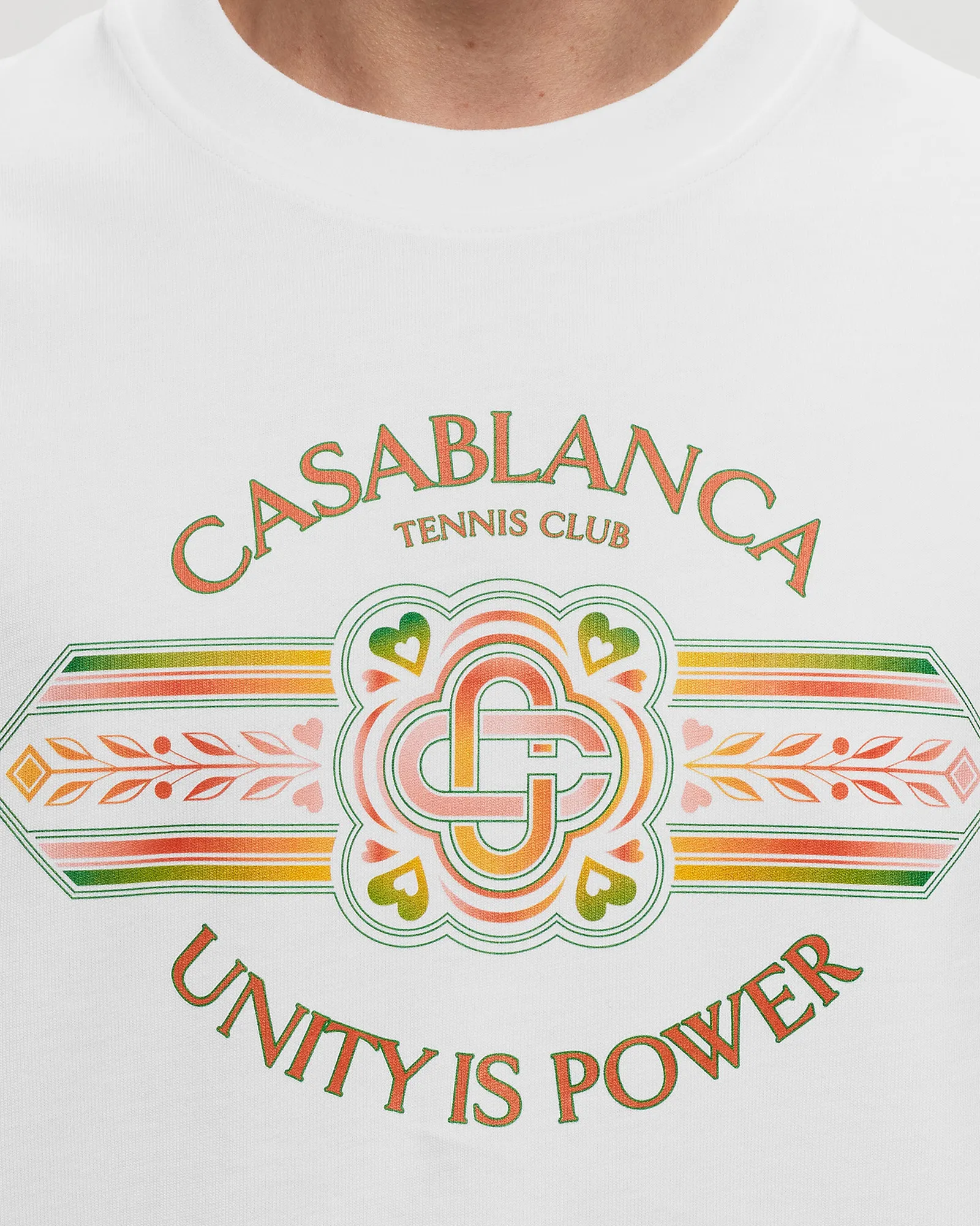Casablanca UNITY IS POWER PRINTED T-SHIRT