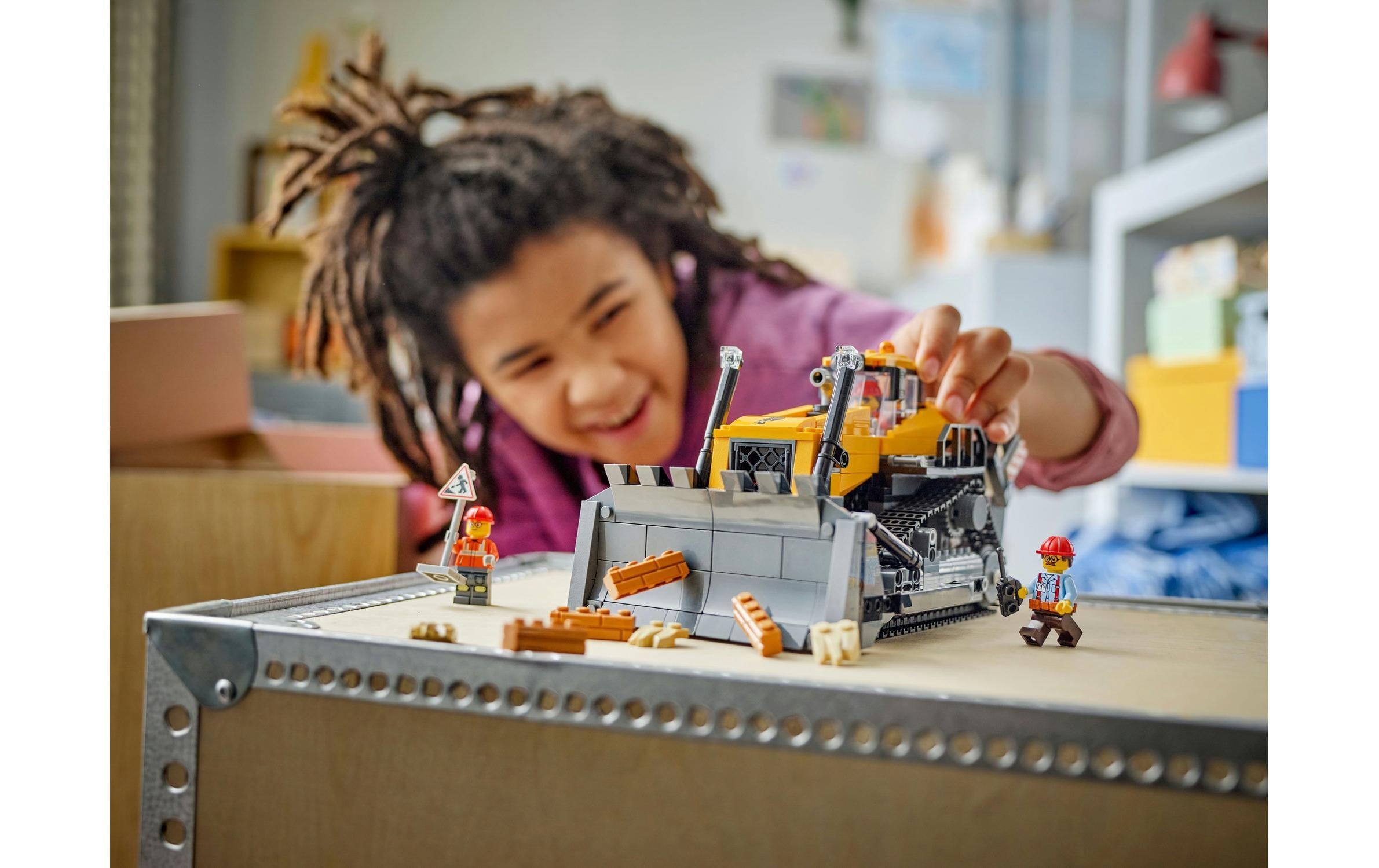 LEGO® Spielbausteine »City Gelber Bulldozer 60466«