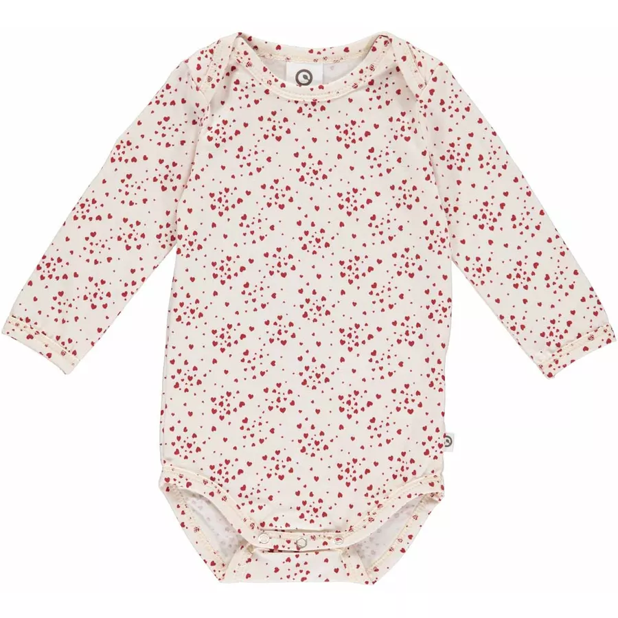 Müsli Langarmbody ButtercreamBerryred