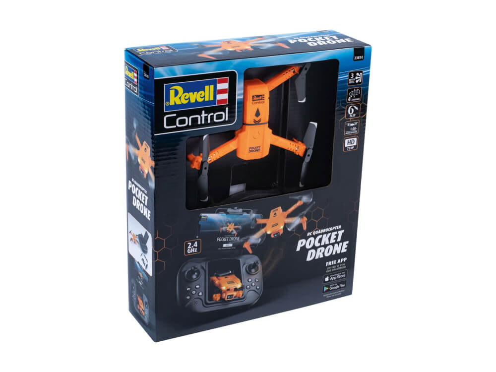 RC Quadrocopter Pocket Drone, Revell Control Ferngesteuerte Drohne