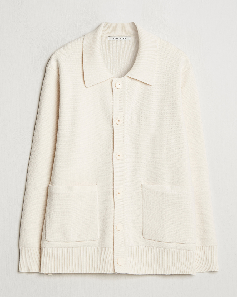 A Day's March Holt Cardigan Off White