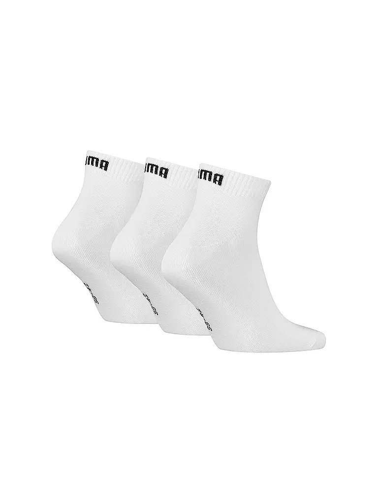 PUMA Socken 3er Pkg.  white weiss