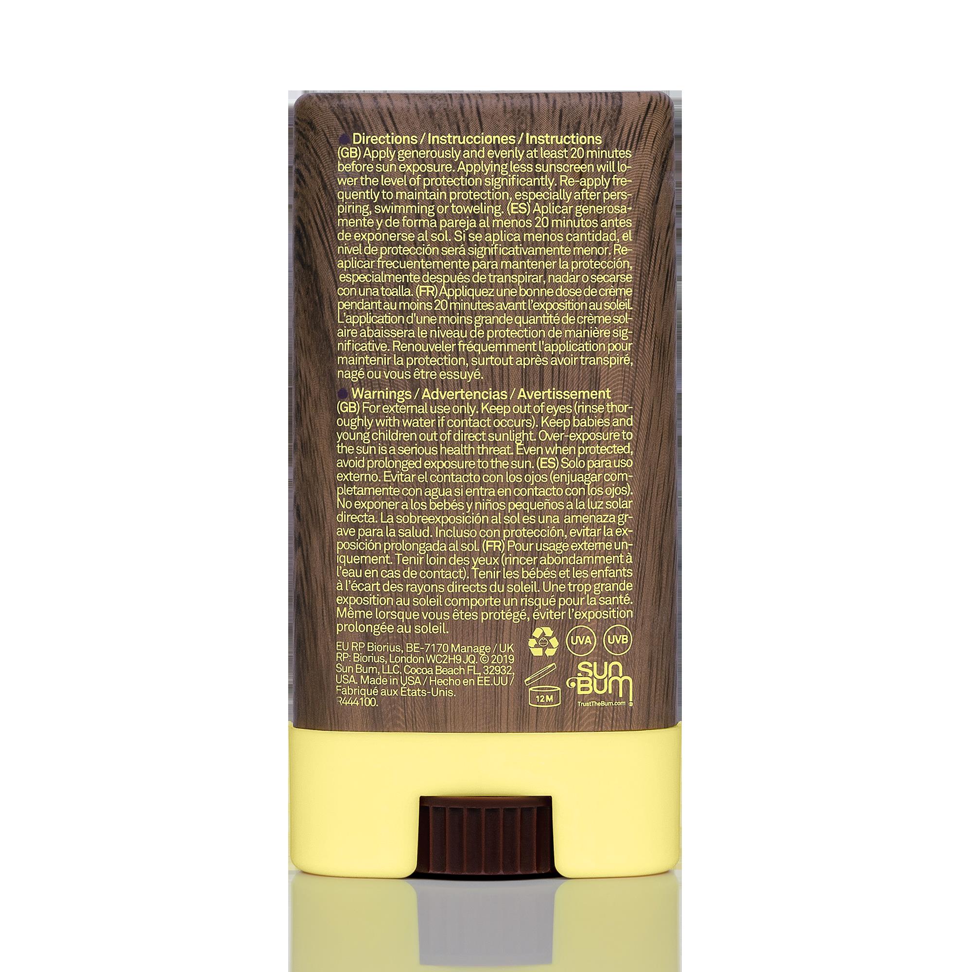 Sun Bum Original SPF 30 Sunscreen Face stick