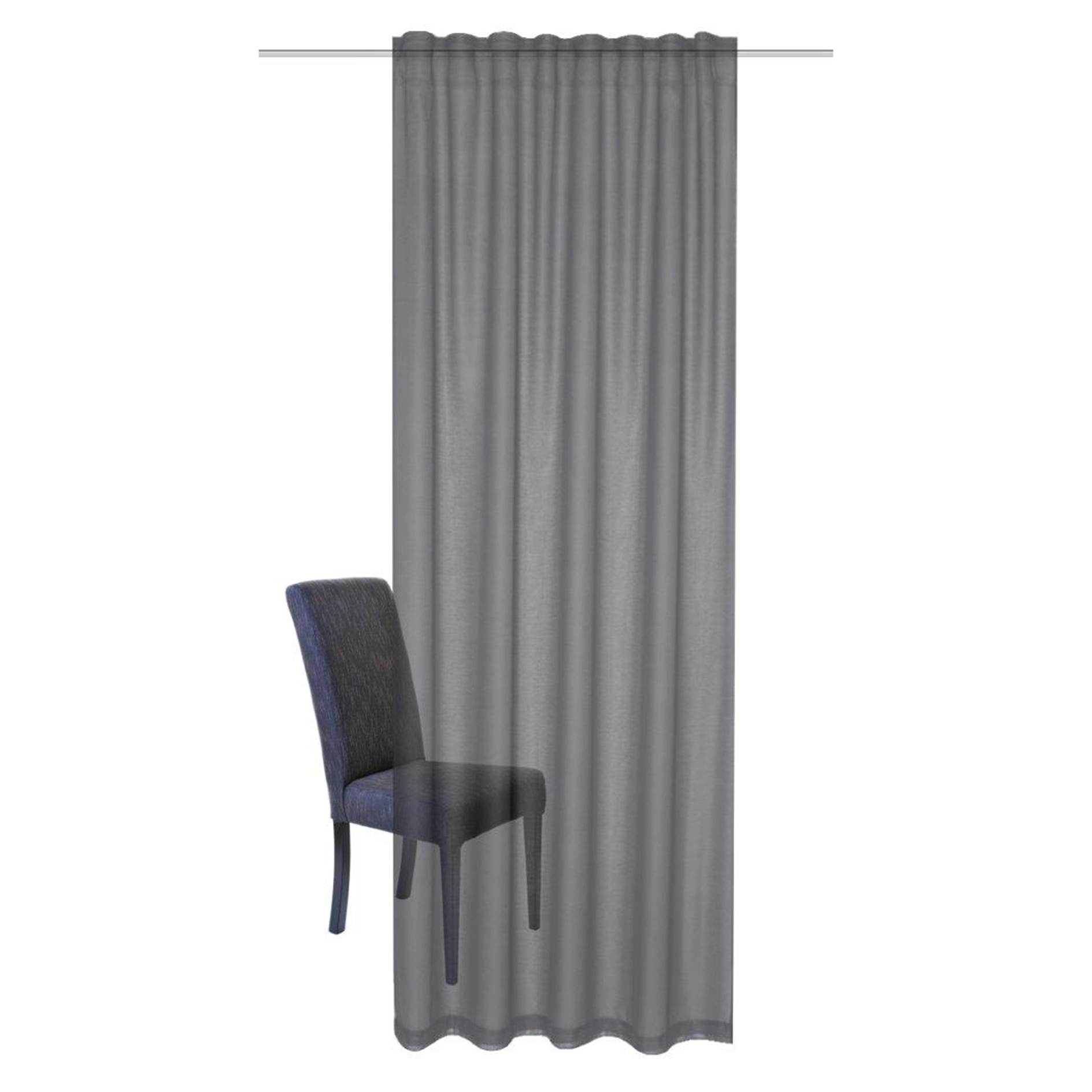 Kombibandschal DOLLY - grau - 140x145 cm