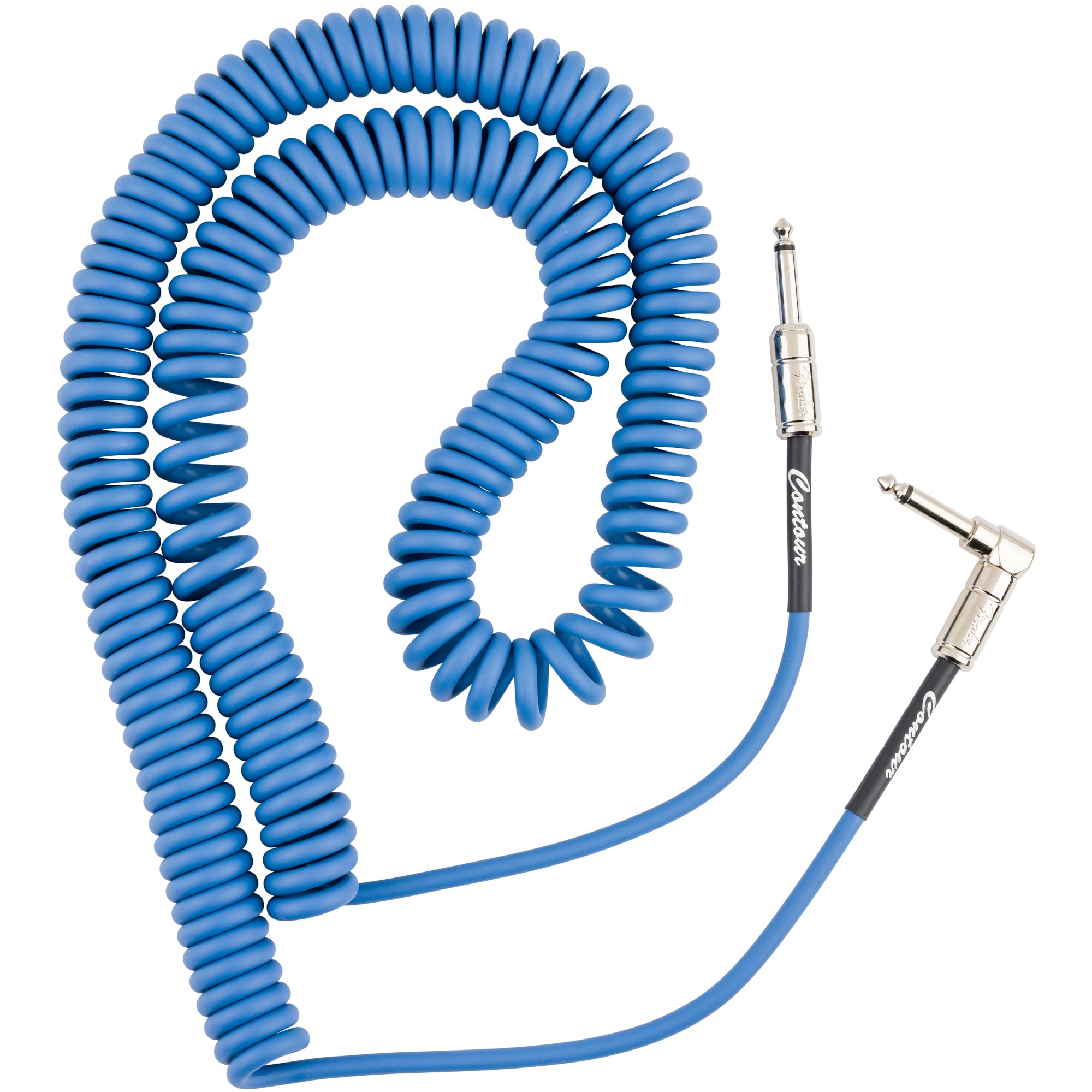 Fender Contour 30 ft Coiled Lake Placid Blue instrumentkabel 9 meter