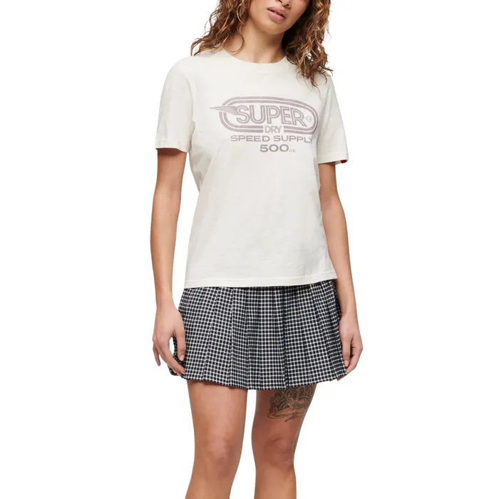 Superdry Archive Kiss Print Shirt Dames
