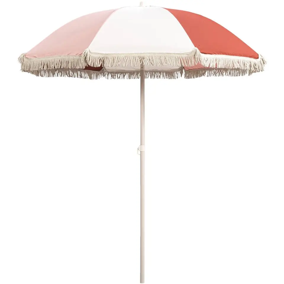 Parasol Oliva tilt - zand/terracotta - Ø200 cm