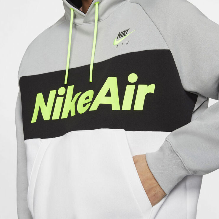 Nike Air Fleece Haettetroje Grå