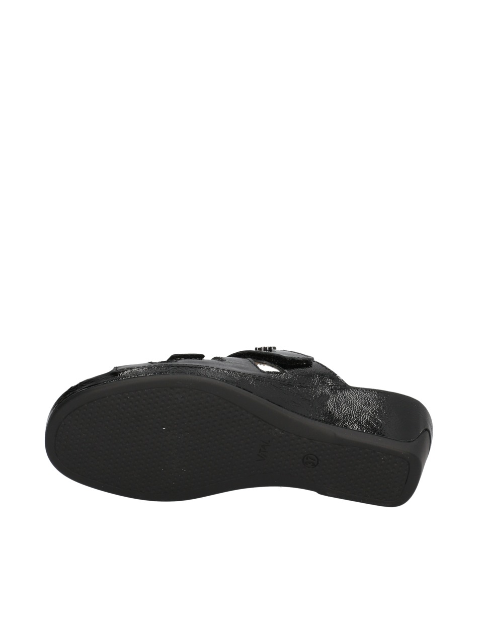 Lackleder Pantoffel