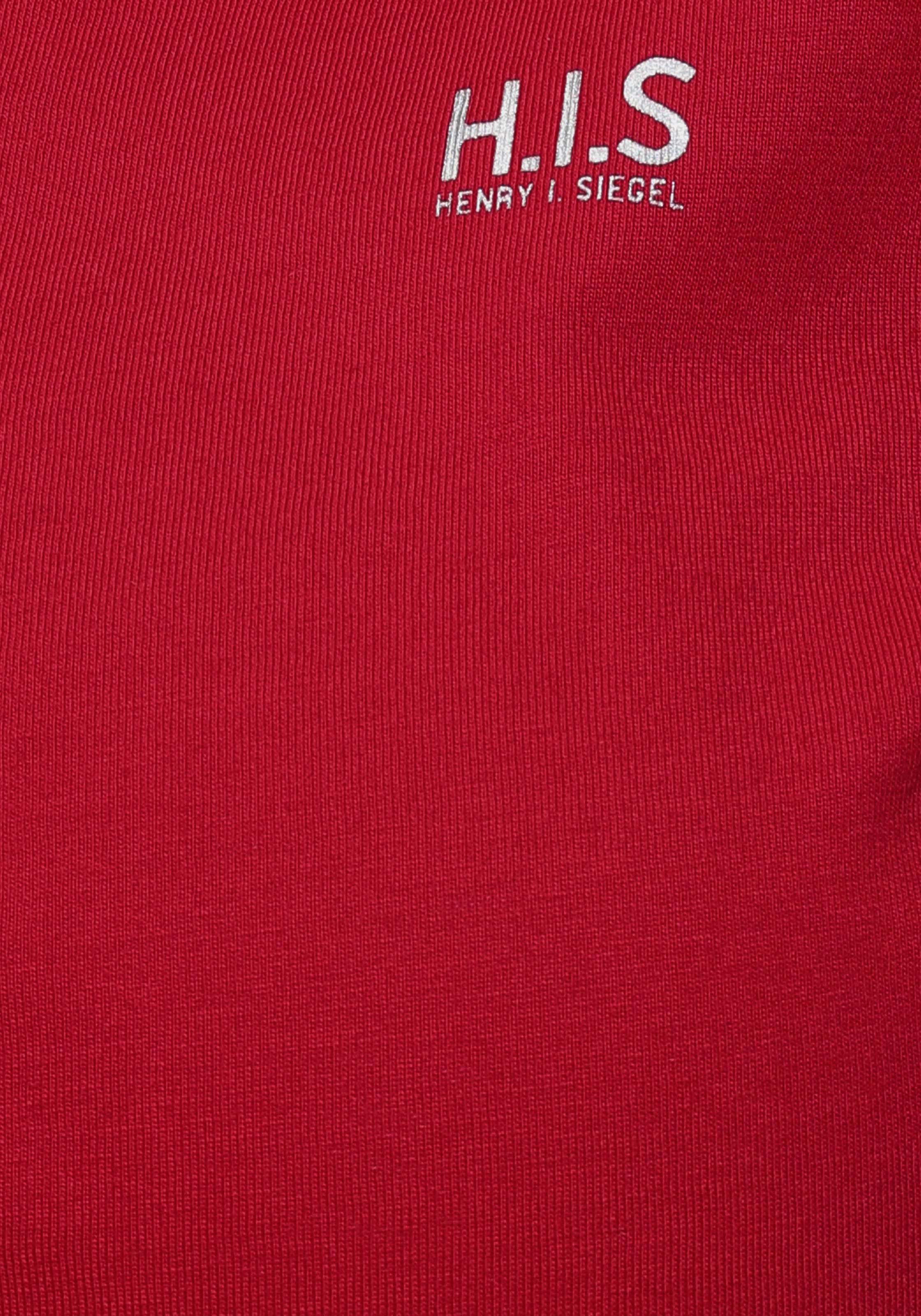 H.I.S T-Shirt »Essential-Basics«, 3er-Packer Spar-Set, figurumspielender Schnitt,  aus Baumwolle