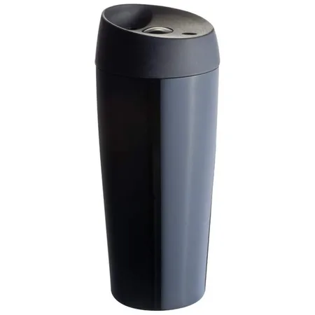 Macma Trinkbecher aus hochwertigen Edelstahl, 400 ml, schwarz