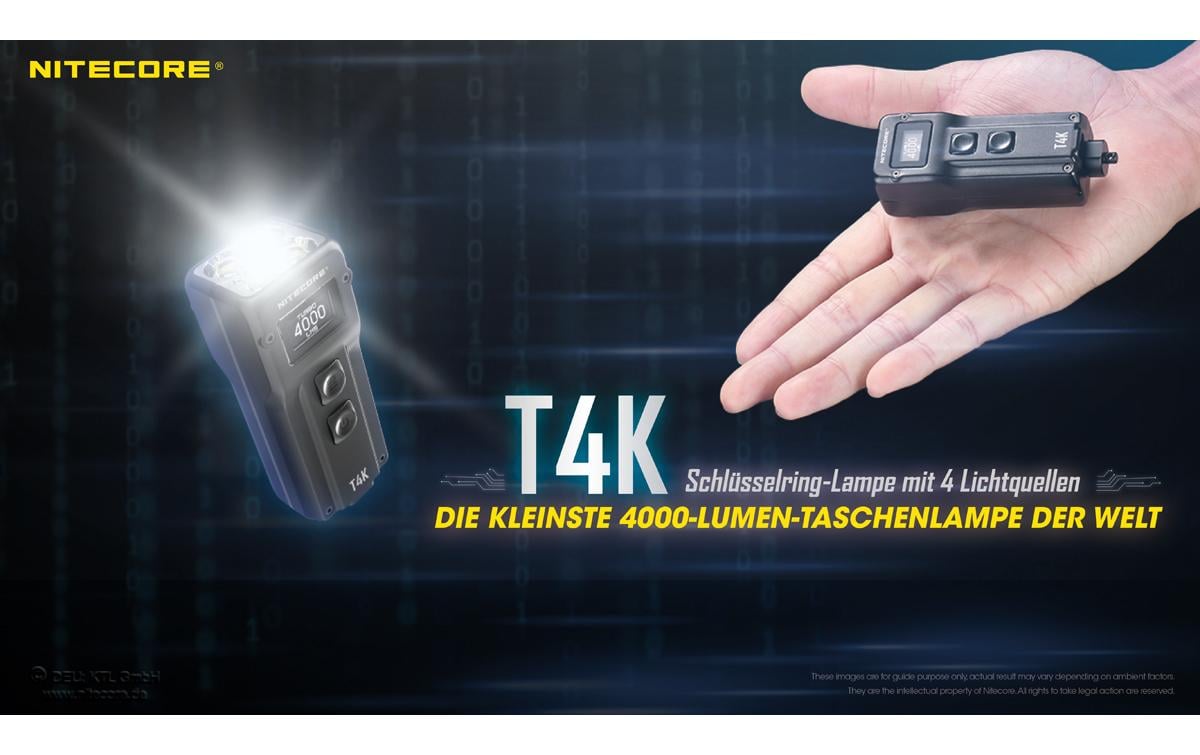 Taschenlampe T4KLED-Taschenlampe