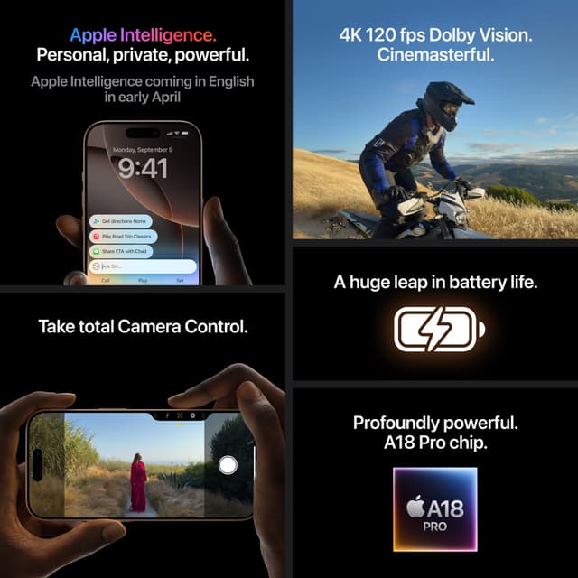 iPhone 16 Pro Max 5G smartphone 1TB (sort titanium)