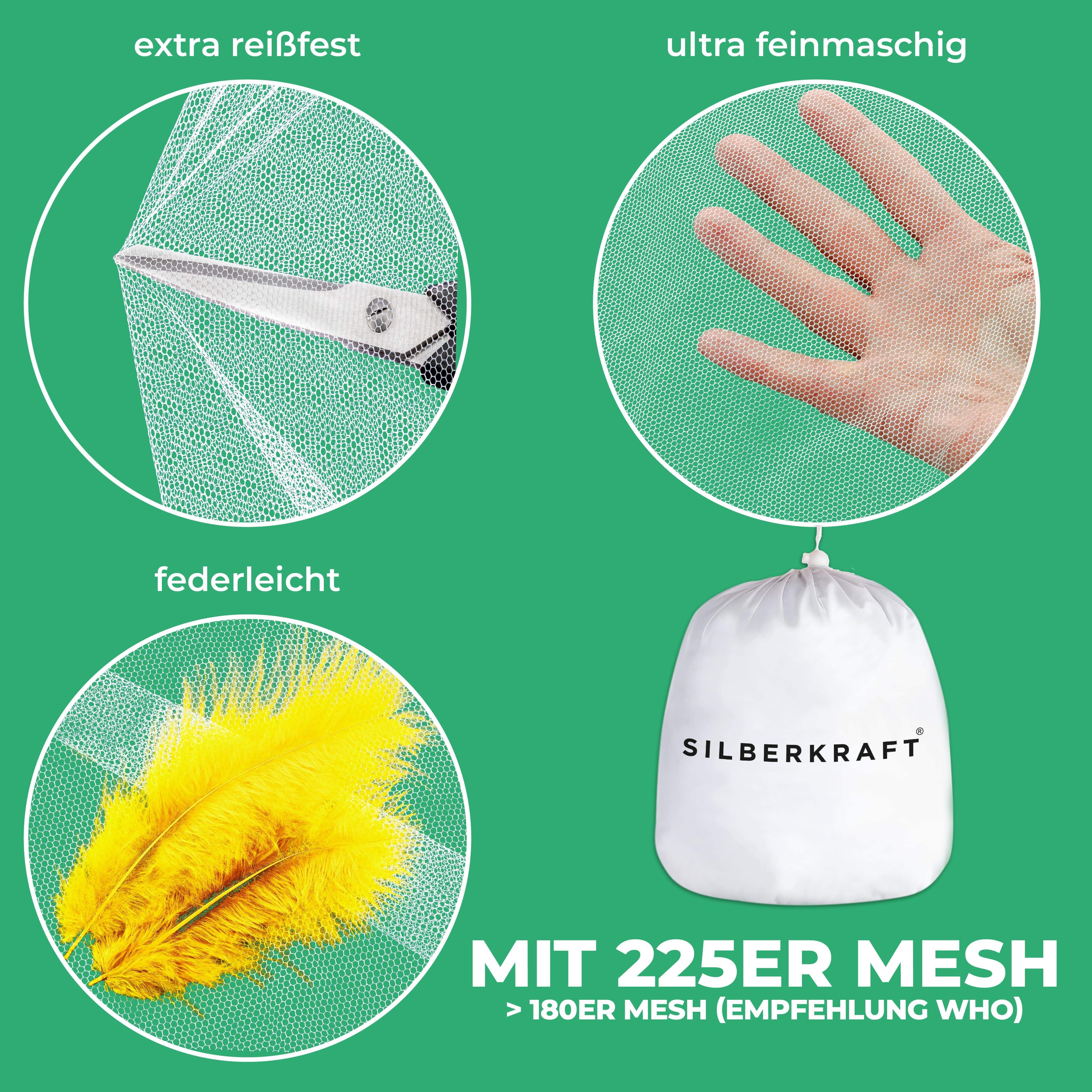 SILBERKRAFT Moskitonetz