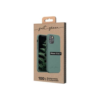 Just Green - coque de protection pour iPhone 12/12 Pro - night green