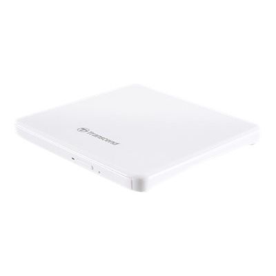 Transcend 8X DVDS-W - Lecteur graveur de DVD±RW (±R DL)/DVD-RAM - USB 2.0 - blanc