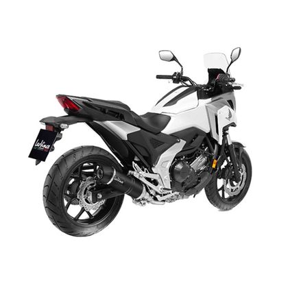 Silencieux Leo Vince Nero inox embout carbone - Noir
