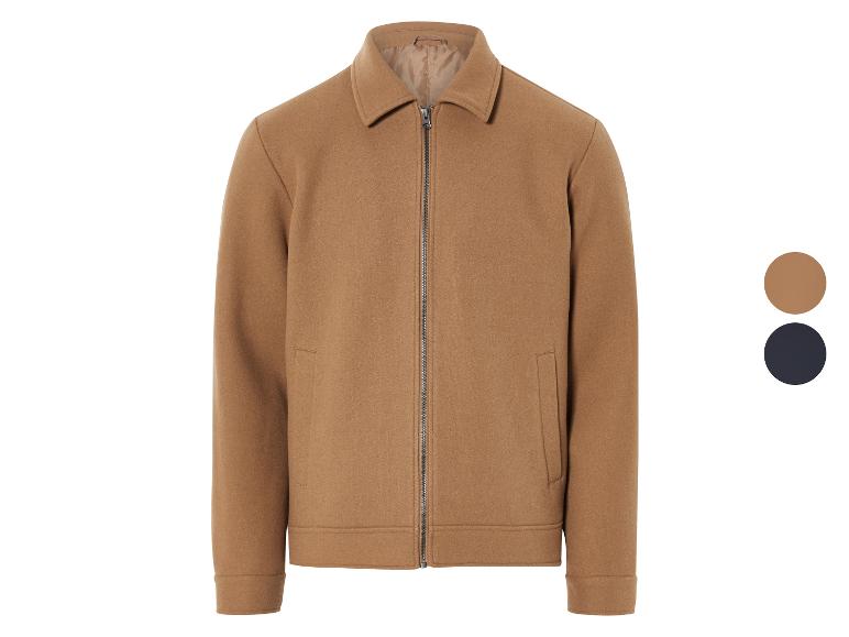 Heren jas wollen look