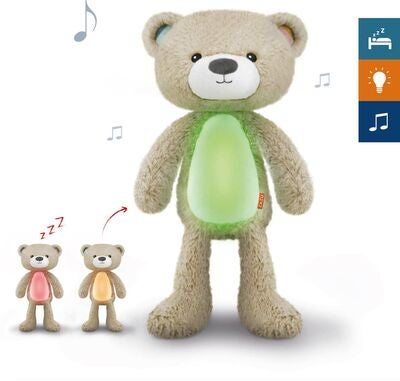 ZAZU Søvntrener Brody the Bear, taupe