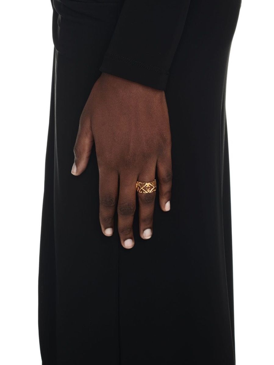 Off-White Multi Arrow Ring