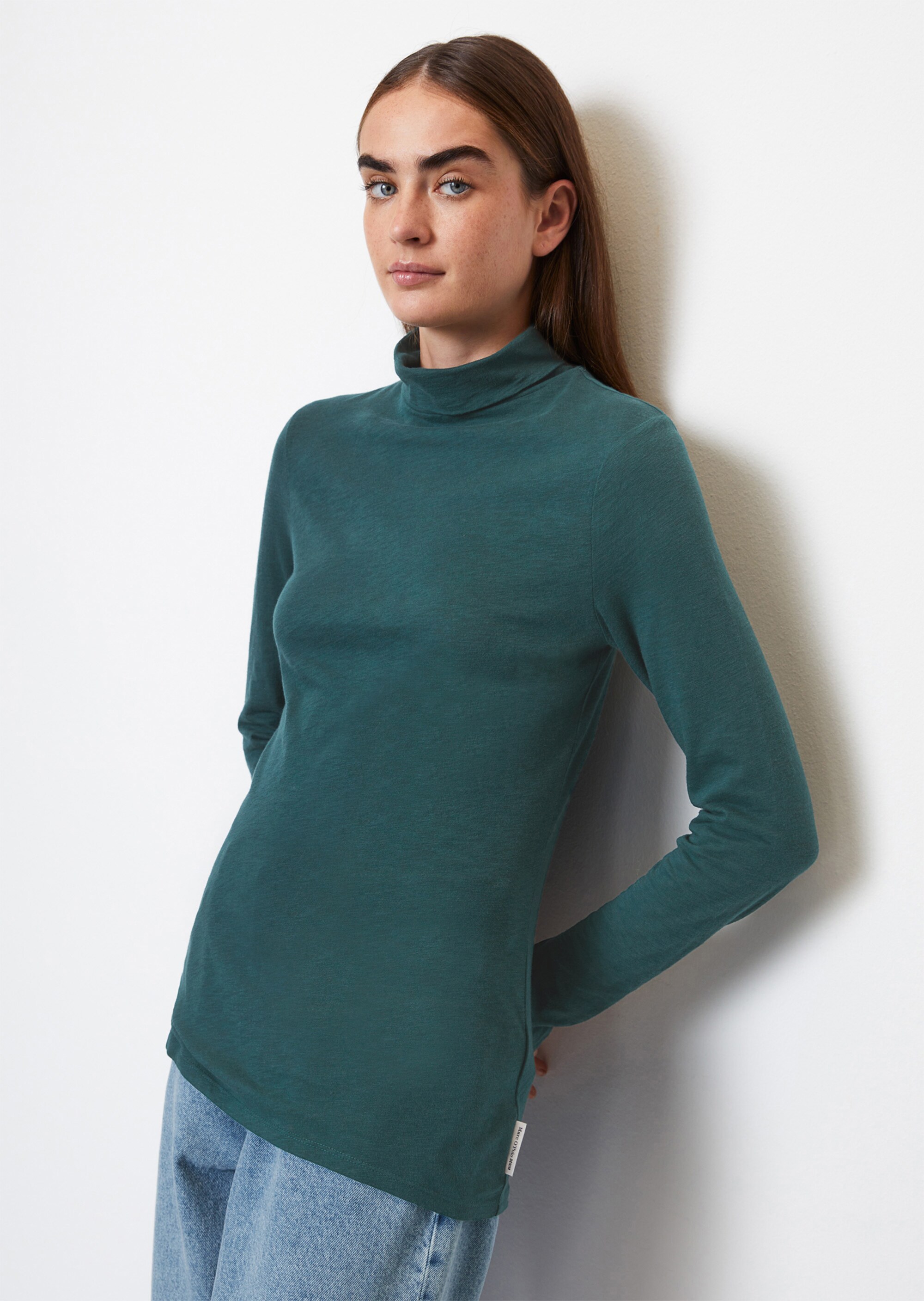 DfC Rollkragen-Longsleeve shapedaus Organic Cotton