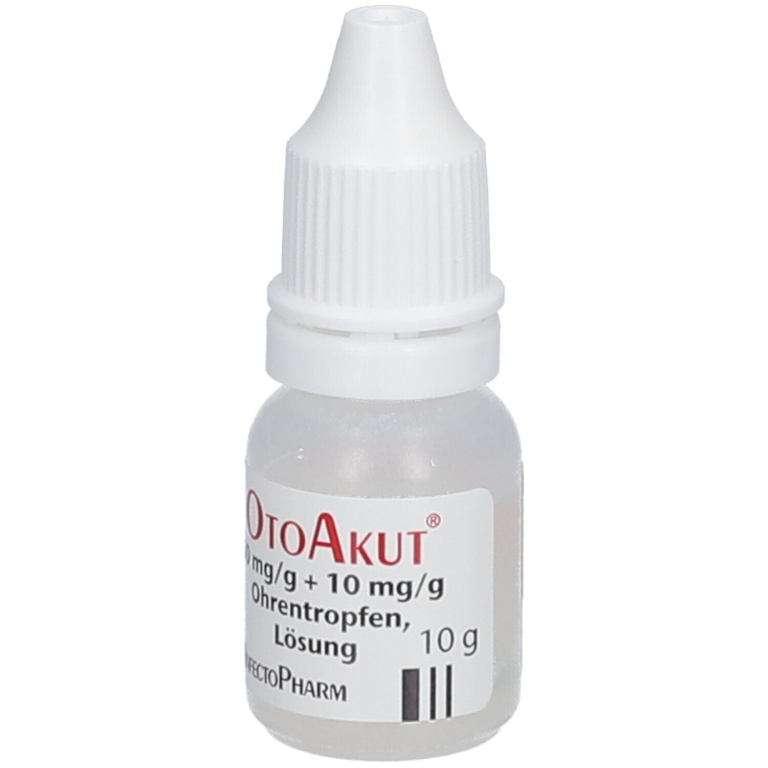 OtoAkut 50 mg/g + 10 mg/g Ohrentropfen