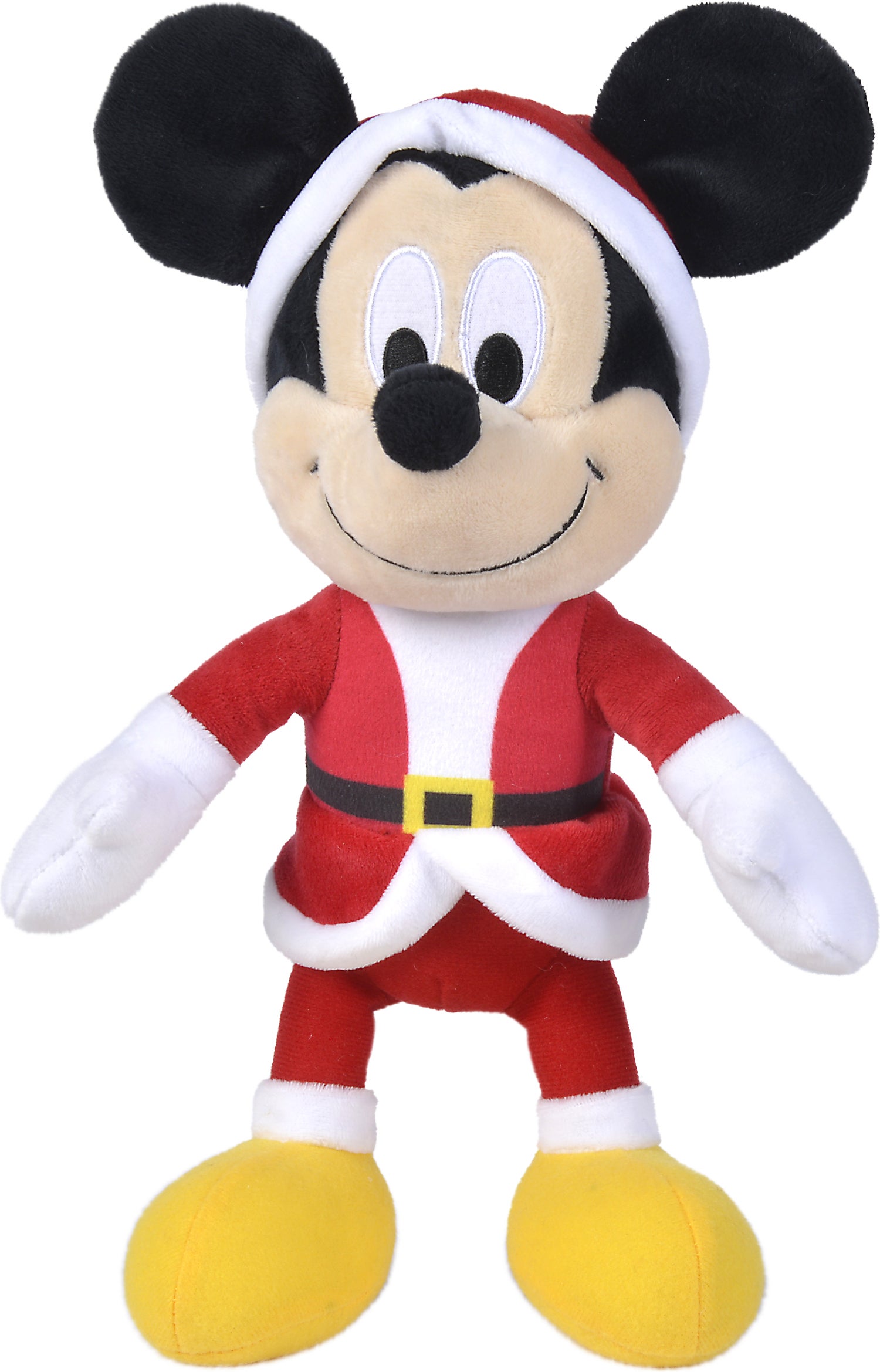 Disney knuffel Mickey Kerstmis rood / wit7 x 8 x 25 cm