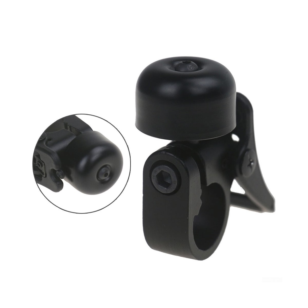 Vekkerklokke for Segway, Xiaomi M365 / Pro / Pro 2 / 1S elektrisk sparkesykkel Svart