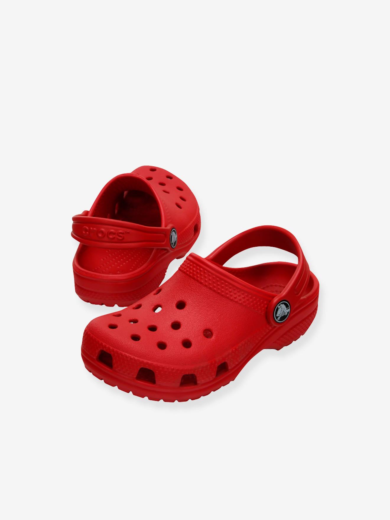 Tamancos Baby Classic Clog T CROCS™ amarelo claro lisos